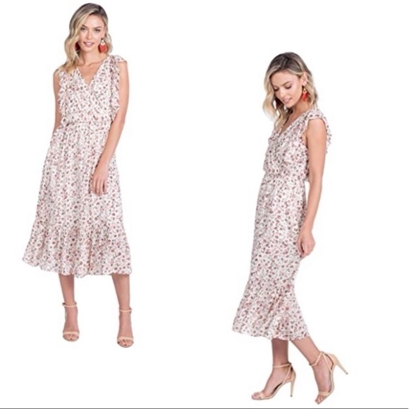 American Rose Dresses & Skirts - American Rose Women's Ivory/Multi Floral